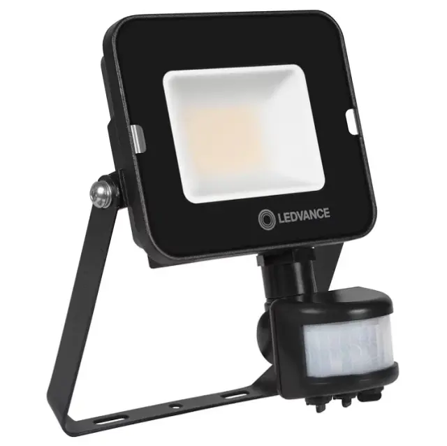 ΠΡΟΒΟΛΕΑΣ LED FL COMP SENSON V 10W 3000K (ΘΕΡΜΟ ΛΕΥΚΟ) SYM 100 BK LEDVANCE