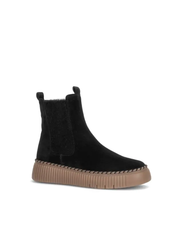 Gabor Μποτάκια Γυναικείο δέρμα Nubuck Μαύρο GAB/801401 005-BLACK - 43 2