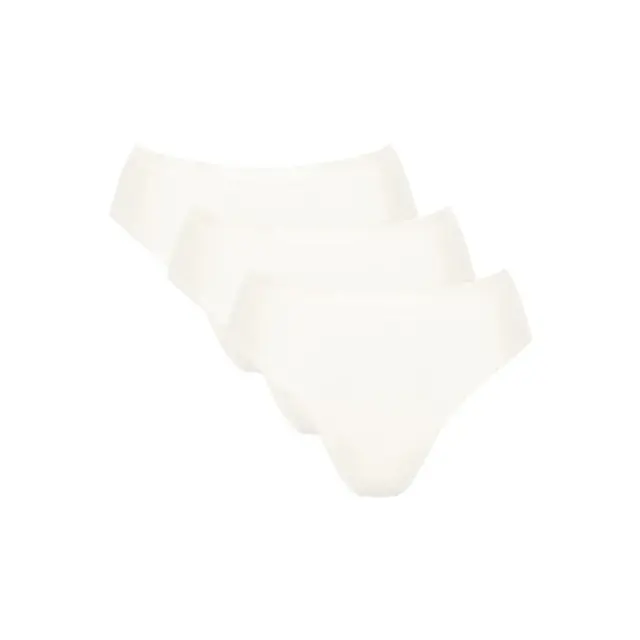Sloggi Γυναικείο Slip Go Daily Tai - Τριπλό Πακέτο, Χρώμα Silk White