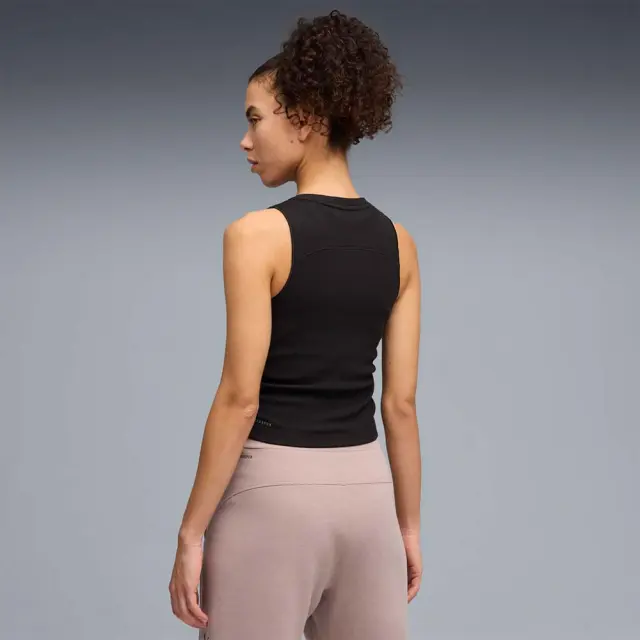 Puma Women's Cloudspun Rib Tank Μαύρο 528462-01 (Puma) - Large 2