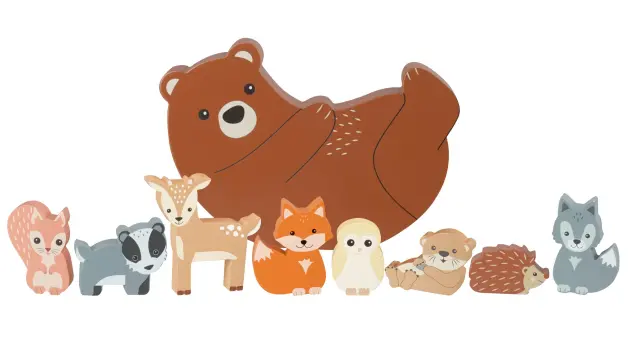 Παιχνίδι Ισορροπίας Woodland Orange Tree Toys 2