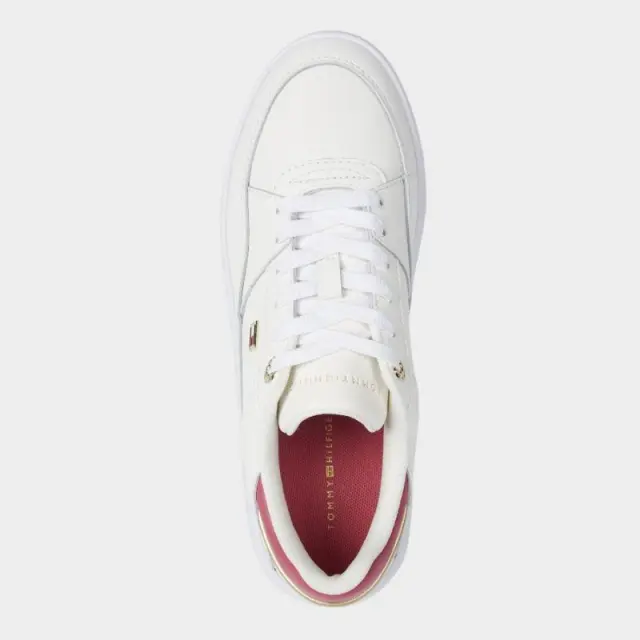 Tommy Hilfiger - Essential Basket Γυναικεία Sneakers FW0FW08261-0GA Λευκό - 41 3