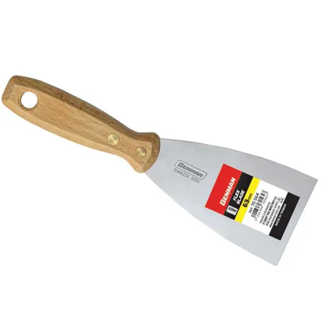ΣΤΟΚΑΔΟΡΟΙ INOX ΜΕ ΞΥΛΙΝΗ ΛΑΒΗ 63mm BENMAN 70564