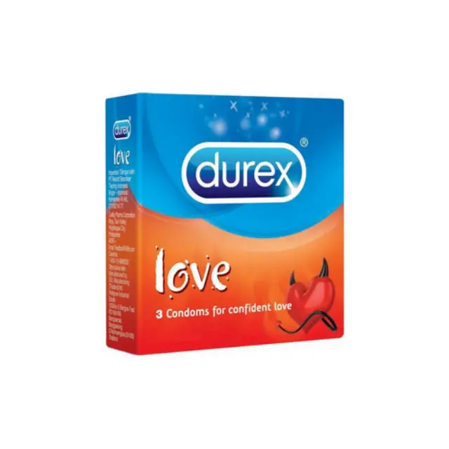 Durex Love Προφυλακτικά Με Λιπαντικό 3τμχ