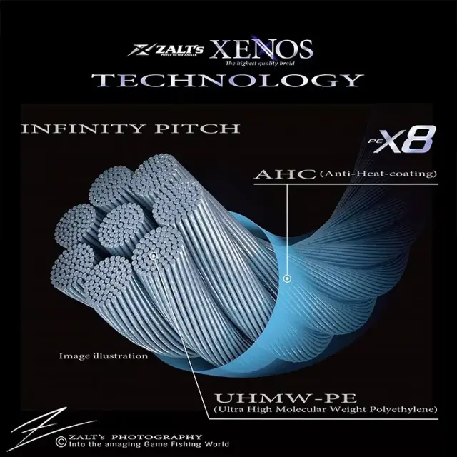 Νήμα Zalt’s Xenos X8 Jigging Multicolor 300m 0.270mm - PE#2.5 2