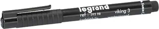 Black felt-tip marker pen - indelebile for marking