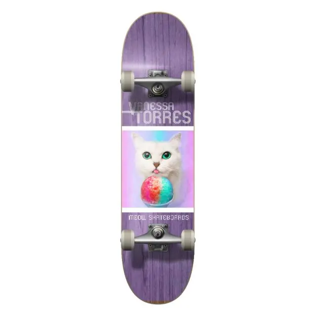 MEOW Vanessa Torres Furreal Complete Skateboard 7.75"