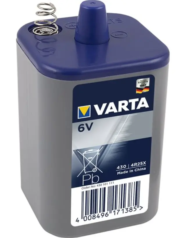 Varta Μπαταρία 4R25 430 6V 7,5Ah 01.001.0018
