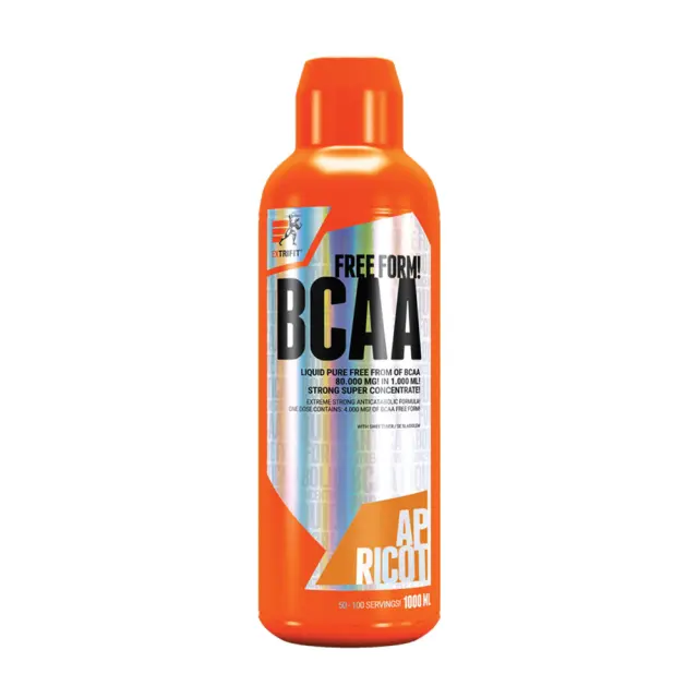 Extrifit BCAA 80000 mg Liquid apricot, 1000-ml