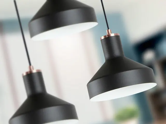Κρεμαστό φωτιστικό Irias Black Copper D45 με 3 φώτα Μαύρο Σατινέ ορείχαλκος Χάλκινο 2