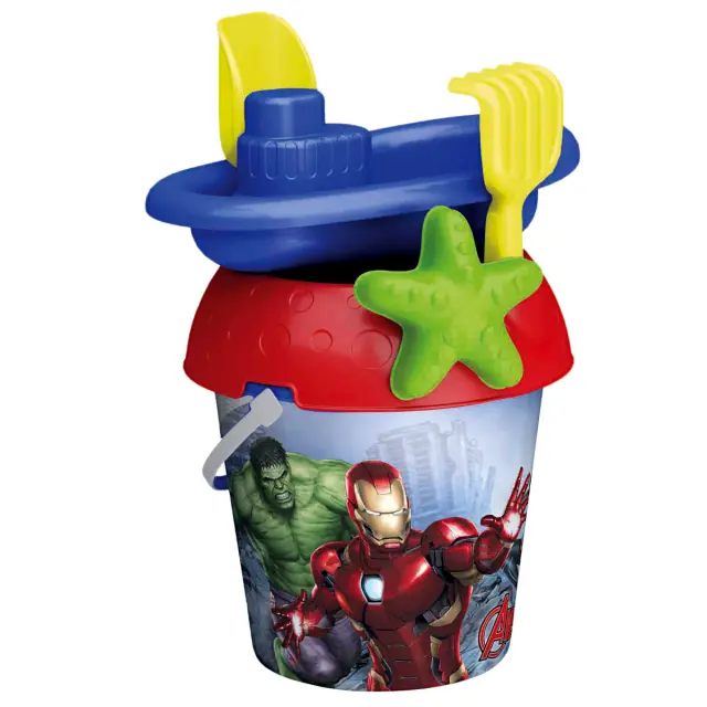 Κουβαδάκι Παραλίας Avengers Με Αξεσουάρ
