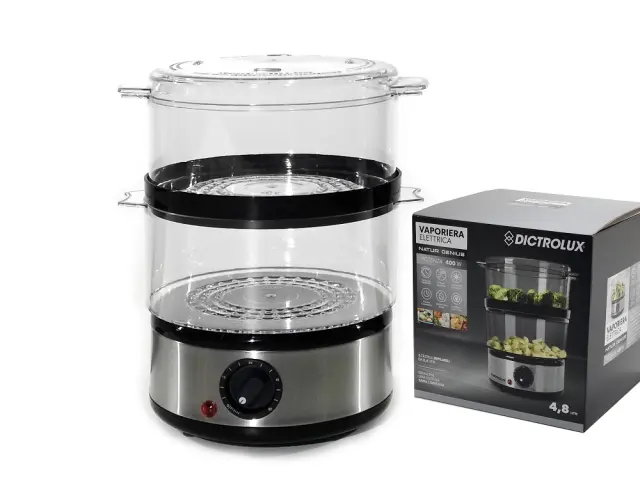 Ατμομάγειρας Inox 4.8lt 400W