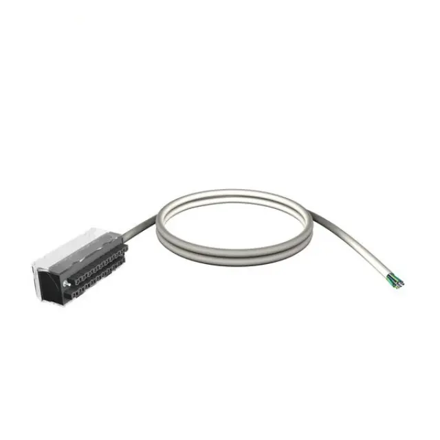 shielded cord set - 20-way terminal - one end flying leads - for X80 I/O - 3 m