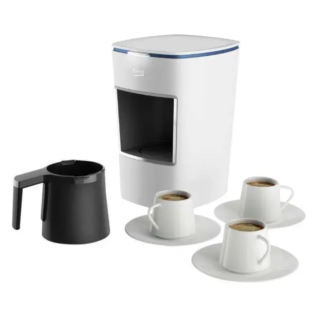 Beko BKK 2300 Μηχανή Ελληνικού 670W με Χωρητικότητα 250ml White 2