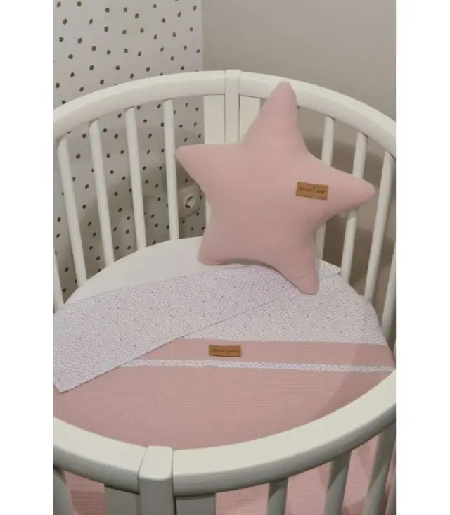 Oliver Baby Des.402 Καλοκαιρινή Κουβέρτα Διπλής Όψης Σάπιο Μήλο 75x95