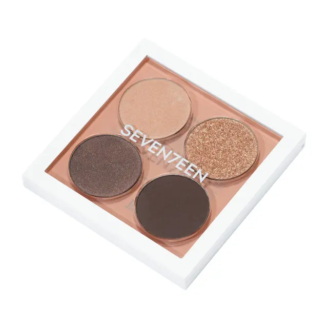 Seventeen Vibrant Eyes Quad Pallete No.08 Grey Secret
