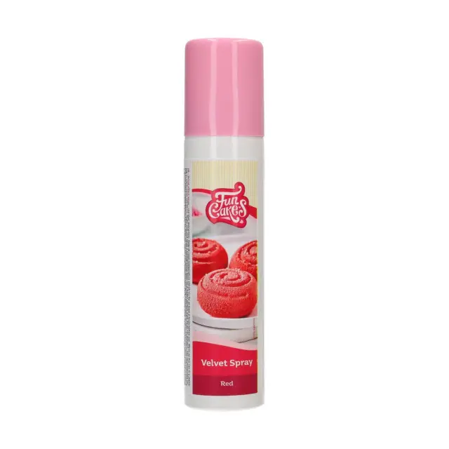 Funcakes Σπρέι Βελούδο - Κόκκινο - 100ml