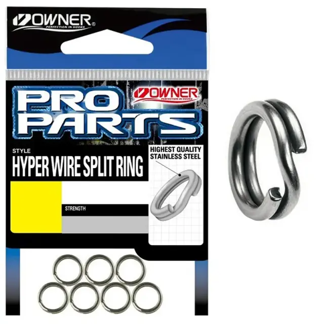 Ανοιγόμενοι Κρίκοι Owner Pro Parts Hyper Wire Split Ring 5196 #3