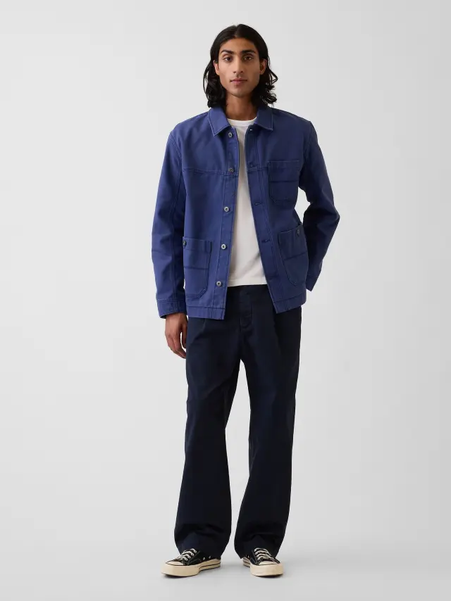 Ανδρικό Παντελόνι Khakis σε Baggy Γραμμή new classic navy