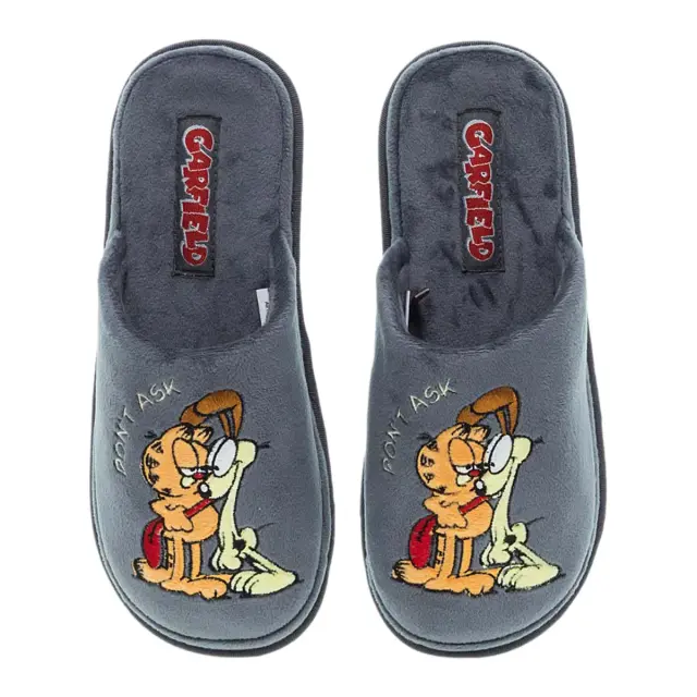 Parex Εφηβικές Παντόφλες Αγόρι Garfield, Χρώμα Γκρι