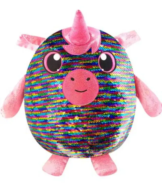 AS Sequin Λούτρινο Στραφταλίνι Μάγκυ Μονοκερίνα 22cm (1863-05851)