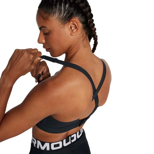 Under Armour Women's Infinity Mid Bra Τριπλό Μαύρο 1384123-002 (Under Armour) 3