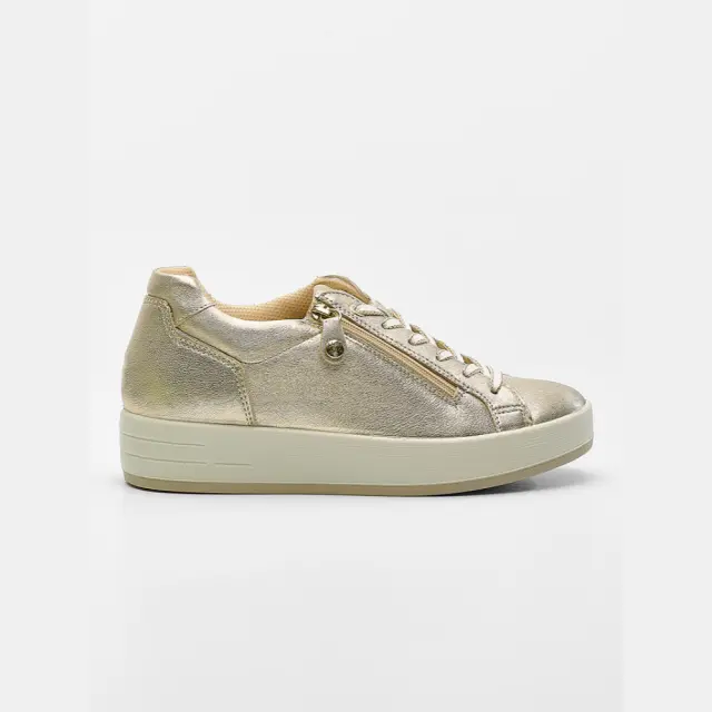 Imac Sneakers Γυναικείο δέρμα Χρυσό IMA/556580 PLATINUM