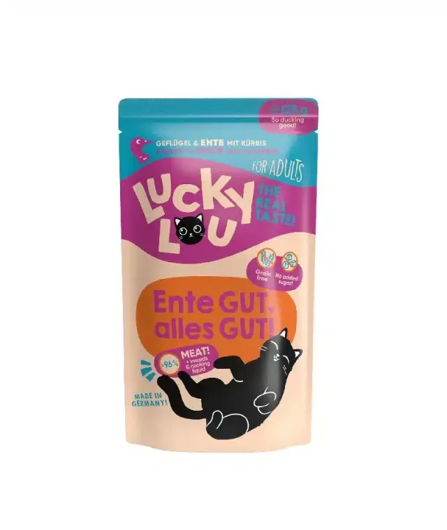Lucky Lou LifeStage Adult Πουλερικά & Πάπια (με Κολοκύθα) 125gr