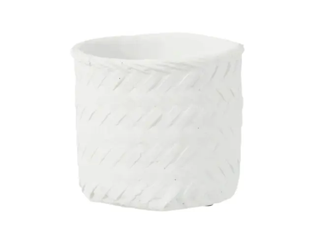 Κασπώ J-Line από τσιμέντο, με διαστάσεις 20x20x17cm - White
