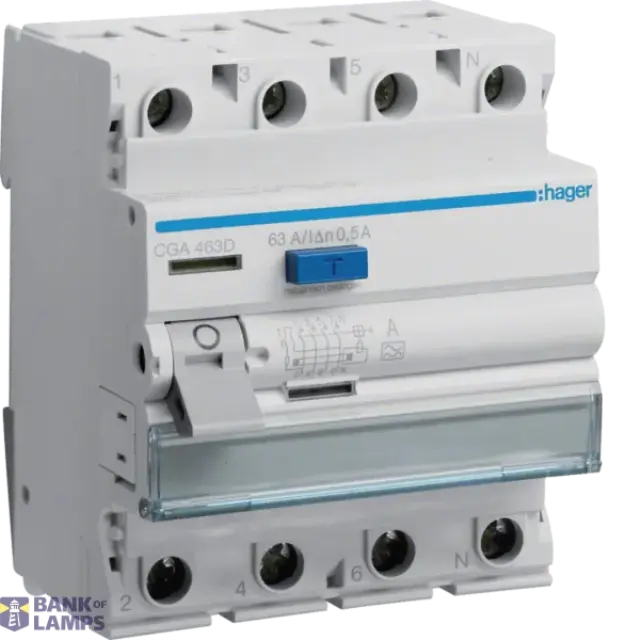 Differential switch 4P 63A, 500mA, type A