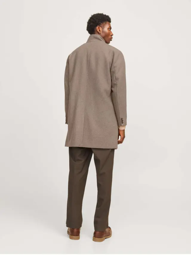 JPRBLAWILSON WOOL COAT SN Greige - XXL 2