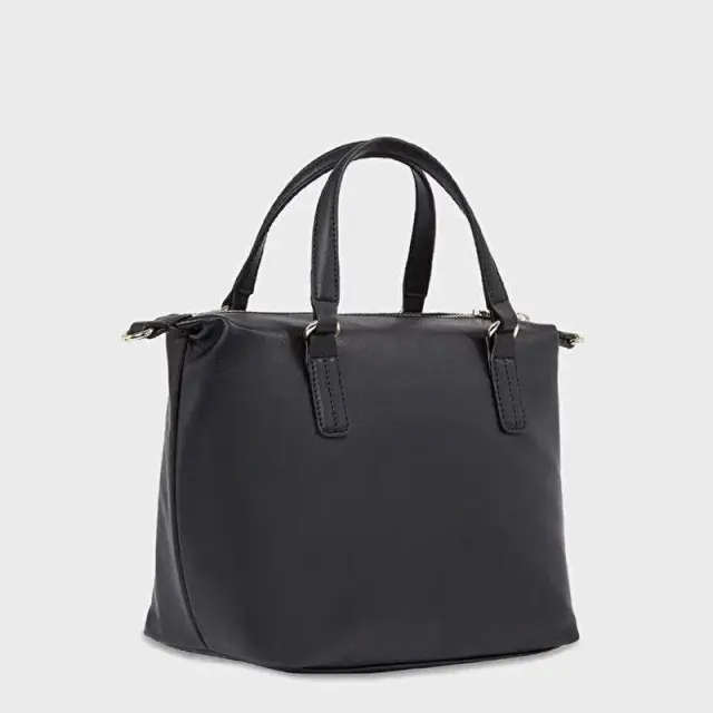 Tommy Hilfiger - Γυναικεία Τσάντα Χειρός Poppy Plus Small Tote AW0AW15592-BDS Μαύρο 3