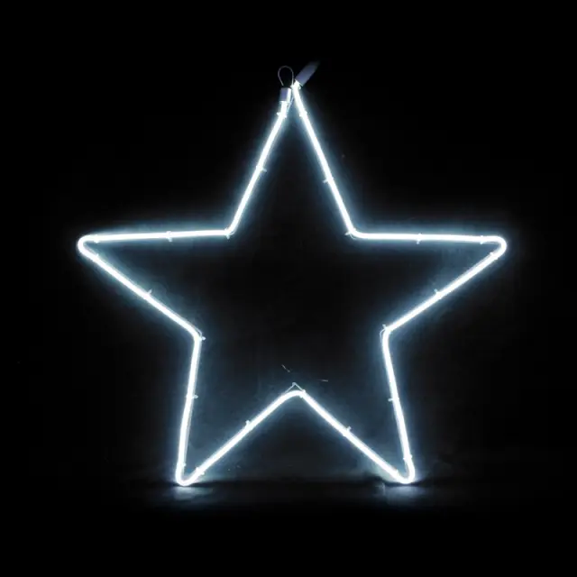 ΑΣΤΕΡΙ 200 LED NEON ΦΩΤΟΣΩΛΗΝΑ 2m SMD ΨΥΧΡΟ ΛΕΥΚΟ ΣΤΑΘΕΡΟ ΜΕ 1.5m ΚΑΛΩΔΙΟ IP44 580x540mm / X082002415