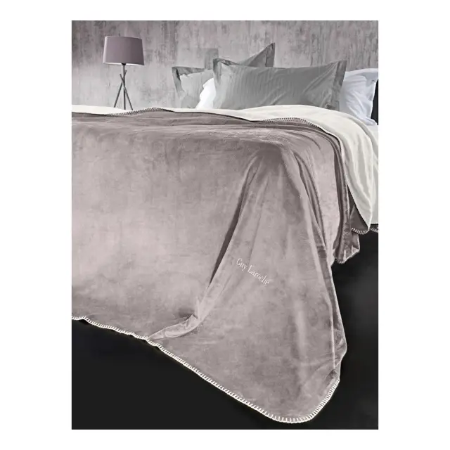 Σετ Κουβέρτα Μονή 2 Τεμαχίων Guy Laroche Velvet Melanze 160x220
