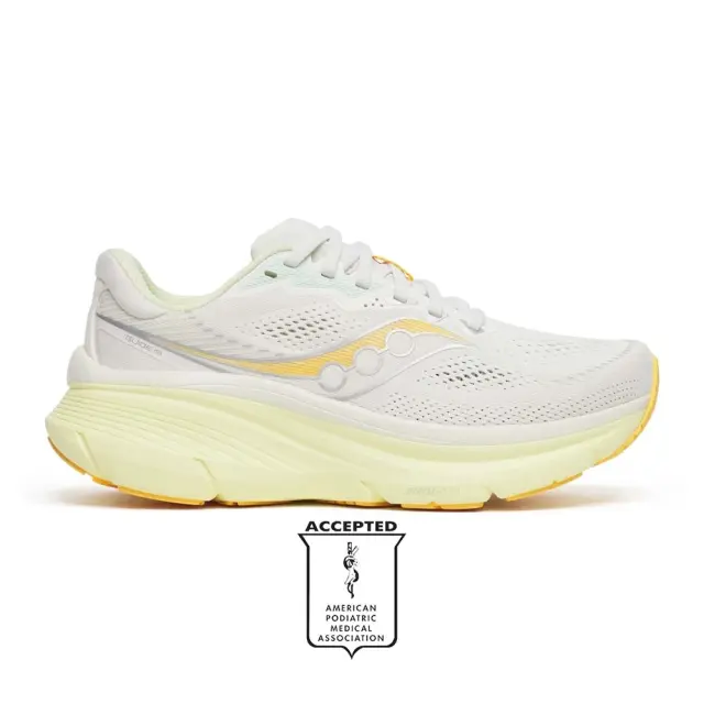 Saucony Women's Guide 19 Άσπρο - Κίτρινο S11058-144 (Saucony) - 37.5