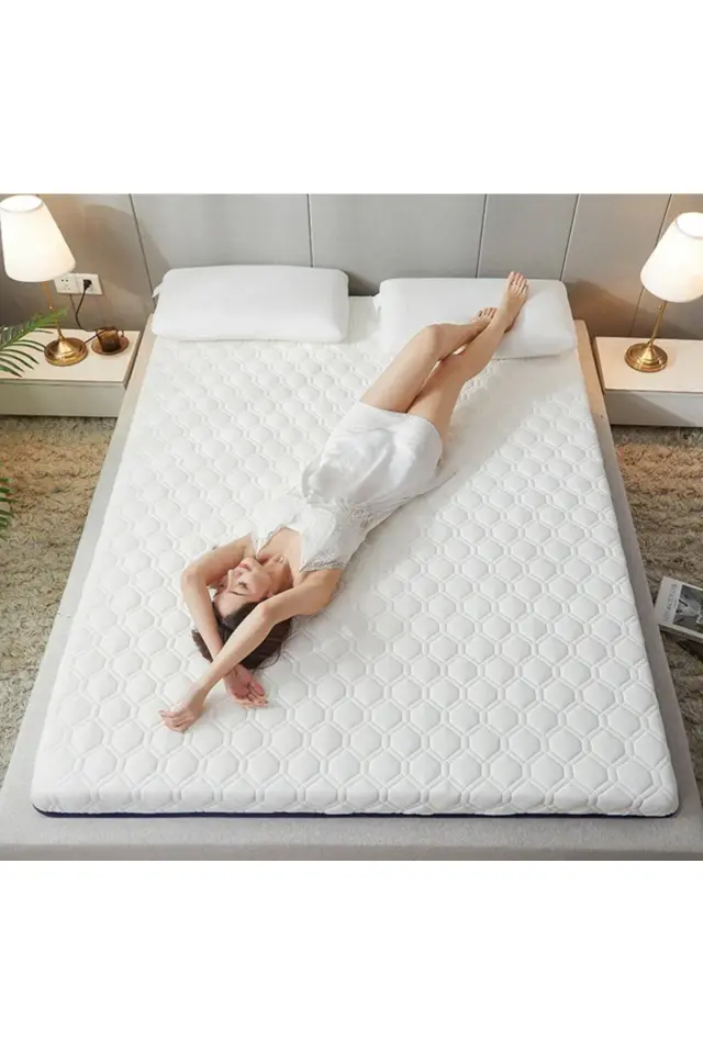 Stewehome Διπλό στρώμα δαπέδου αφρώδες για ύπνο 200x150x7 cm