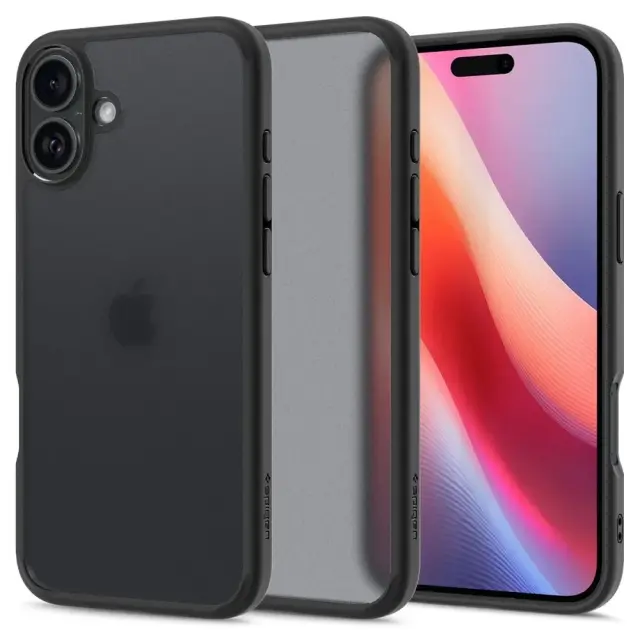 Spigen Ultra Hybrid, frost black - iPhone 16