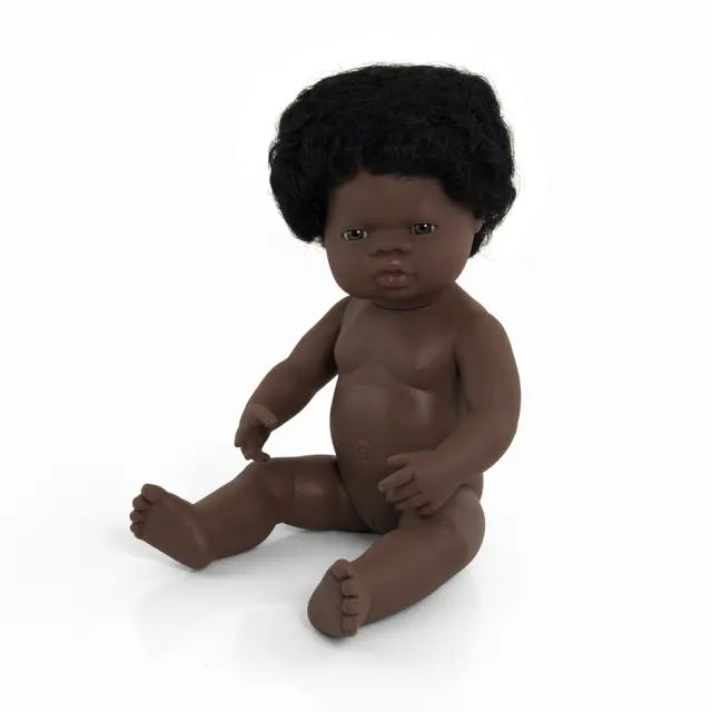 MINILAND DOLLS MINILAND ΚΟΥΚΛΑ ΑΦΡΙΚΑΝΗ 38 CM