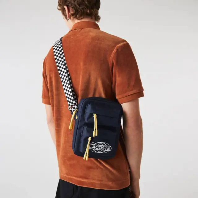 Τσαντάκι Χιαστί Lacoste Daphne NH4040NZ-166 Σκούρο Μπλε - One Size 2