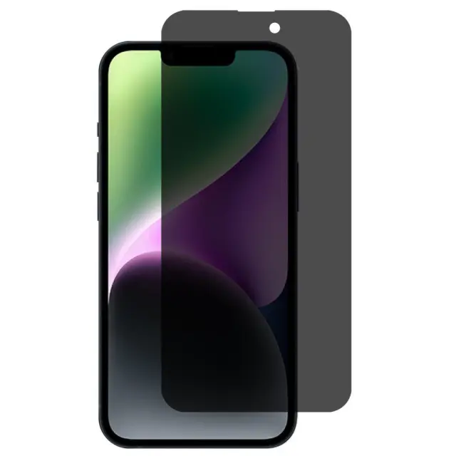 Privacy Full Cover Tempered Glass για iPhone 15 Plus - Black OEM