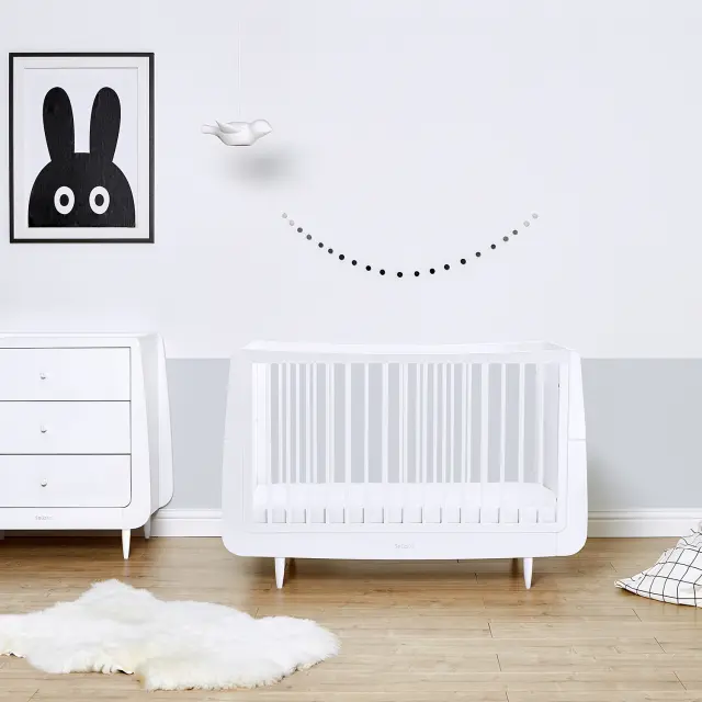 SNUZ ΒΡΕΦΙΚΟ ΚΡΕΒΑΤΙ SNUZKOT SKANDI WHITE 2