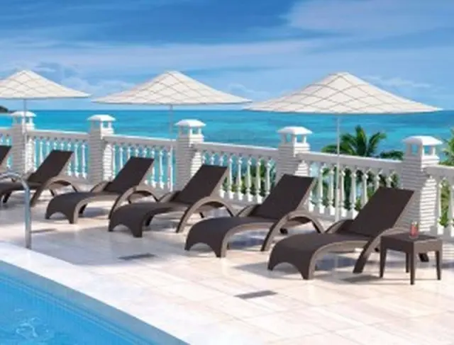 Ξαπλώστρα FIJI Καφέ PP 73x187x44cm 2