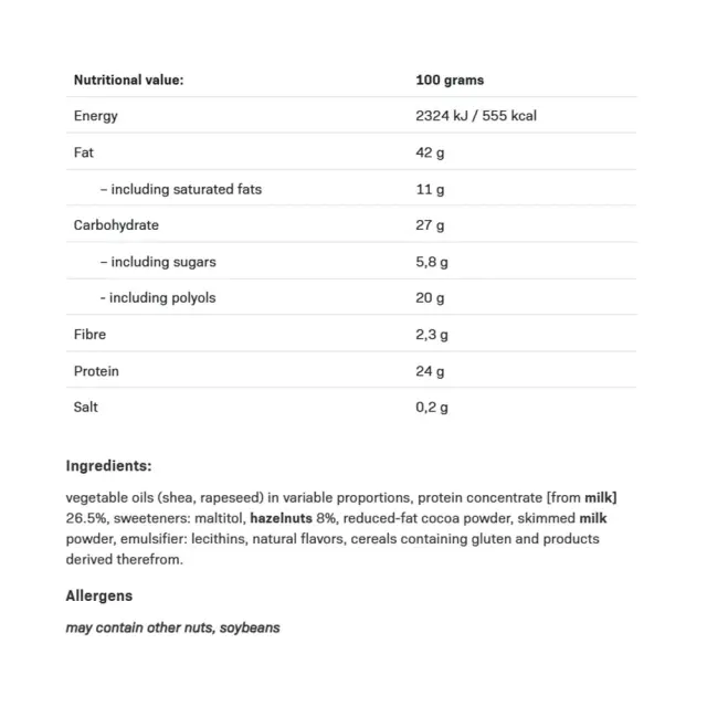 ALLNUTRITION Fitking Protein Cream Nutty 2
