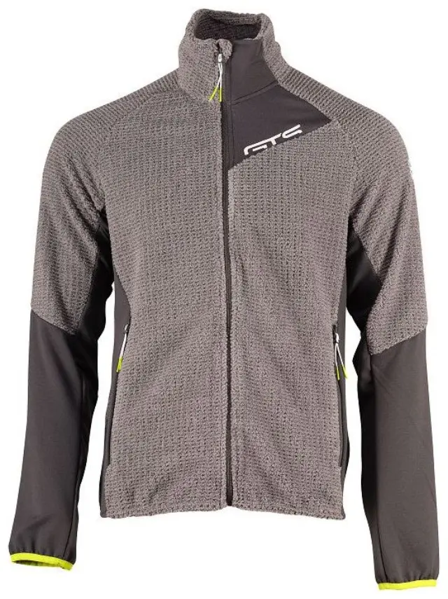 Jacket 302432M Waffle Highloft Grey Ανδρική Ζακέτα Fleece GTS - 302432M-13 - S