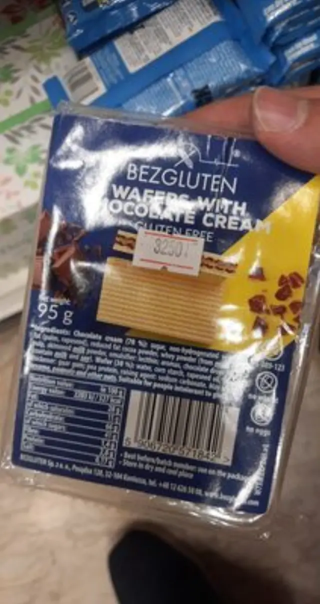 Γκοφρέτες Γεμιστές Με Σοκολάτα 95g