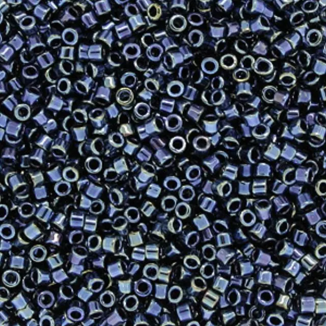 Χάντρα Miyuki Delica 11/0 - DB0006 - Metallic Gunmetal Iris ~7gr