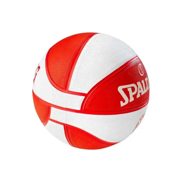 Spalding Adult Euroleague Olympiakos Size 7 Basket Ball Άσπρο - Κόκκινο 85-302Z1 (Spalding) - 7 2