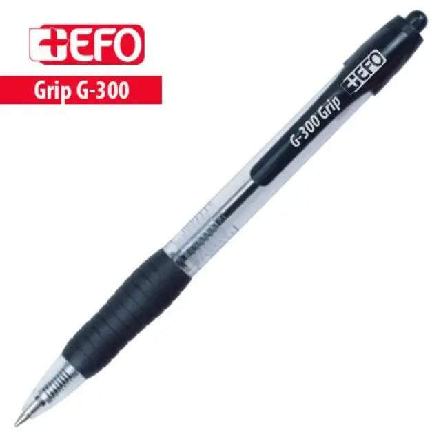 Στυλό +Εfo G-300 Grip Μ Μαύρο