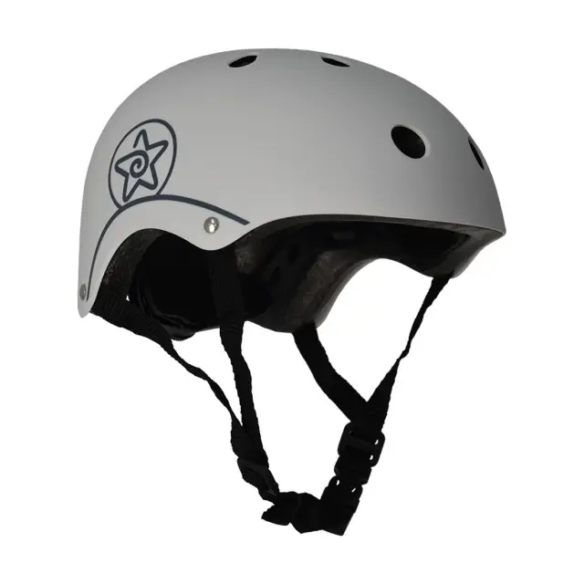Παιδικό Κράνος Bebe Stars για ποδήλατο και πατίνι Grey 679-186