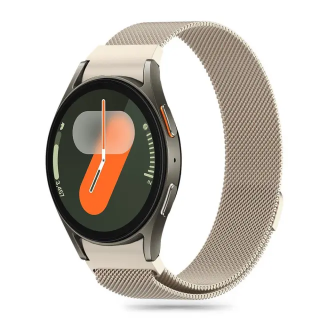 Tech-Protect MilaneseBand Samsung Galaxy Watch 4/5/5 Pro/6/7/FE Starlight